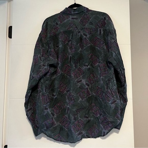 Pasha | Vintage Silk Button Up Shirt - Picture 8 of 13